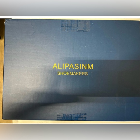 ALIPASINM Mens Dress Boots Leather Chelsea Boots for Men Size 8.5 Black.R14 - Picture 8 of 9